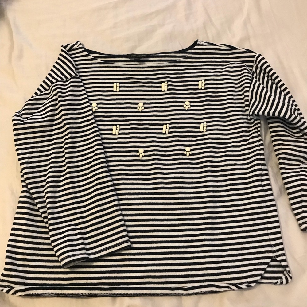 Banana republic stripe top